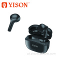 Yison True Wireless Earbuds TWS Controle de toque de impressão digital